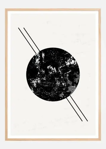 Abstract Circle III Poster (21x29.7 cm (A4)) Plată sigură