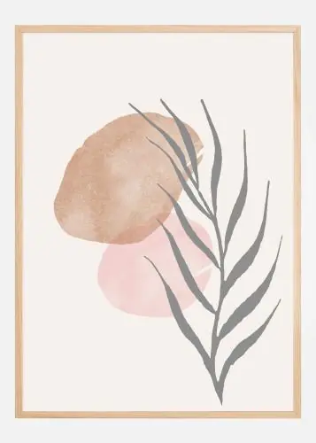 Cel mai bun preț Painted Leaf II Poster (21x29.7 cm (A4))