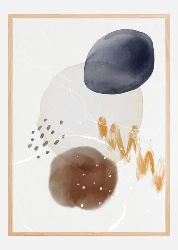 Watercolor Art No 16 Poster (21x29.7 cm (A4)) Preț redus