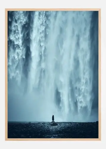 Be Like Water Poster (21x29.7 cm (A4)) Ofertă exclusivă