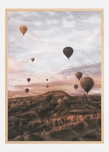 Cappodocia Hot Air Balloon Poster (21x29.7 cm (A4)) Ofertă
