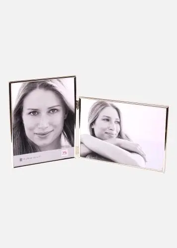 Chloe Rama Pliabila Iii Sticla Argintiu 13x18 cm - 2 Imagini Noutate