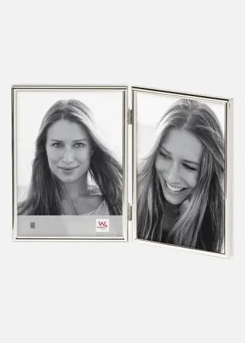 Chloe Rama Pliabila Sticla Argintiu 9x13 cm - 2 Imagini Livrare rapidă