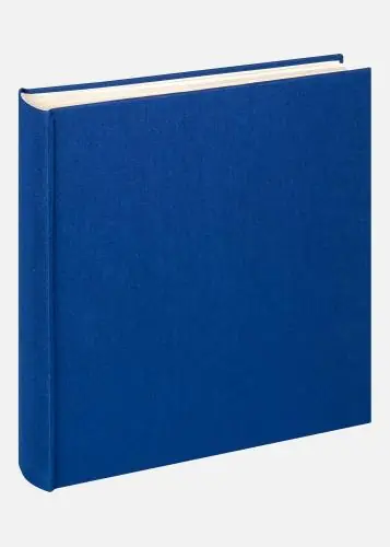 Preț promoțional Cloth Album Albastru - 28x29 cm (100 Albe Pagini / 50 foi)