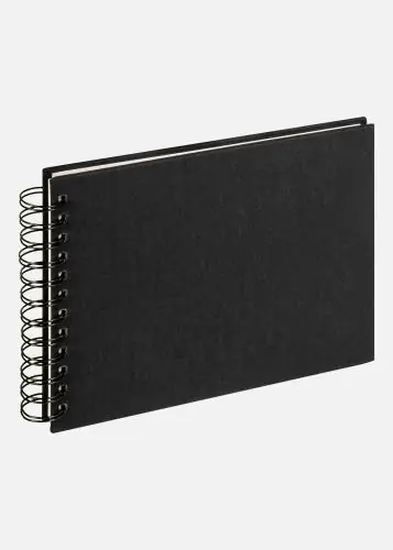 Cloth Spiralalbum Negru - 19,5x15 cm (40 Alb Sidor / 20 Blad) Cumpără acum
