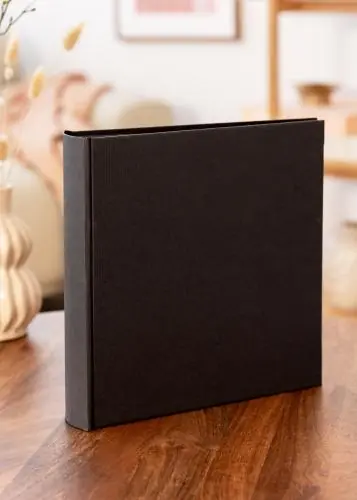 Wiro Album Negru - 30x30 cm (100 Negre Pagini / 50 foi) Promoție