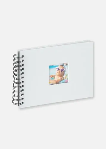 Fun Album pentru bebeluși Albastru - 23x17 cm (40 Pagini negre/20 foi) Super ofertă