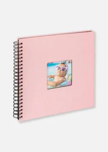 Fun Album pentru bebeluși Roz - 30x30 cm (50 Negre pagini/25 foi) Lichidare de stoc