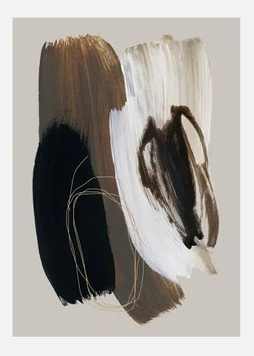 Abstract Brush Strokes 108x Tablou Pe Pânză (30x40 cm) Bestseller