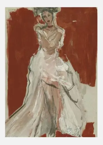 Cel mai bun preț Hommage An Leonor Fini III Tablou Pe Pânză (30x40 cm)