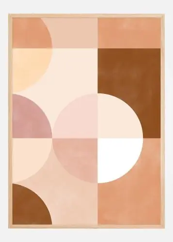 Bestseller Soft Pink Circles Poster (21x29.7 cm (A4))