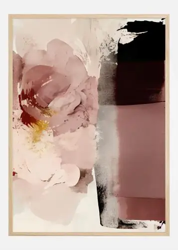Abstract Flowers Poster (21x29.7 cm (A4)) Premium
