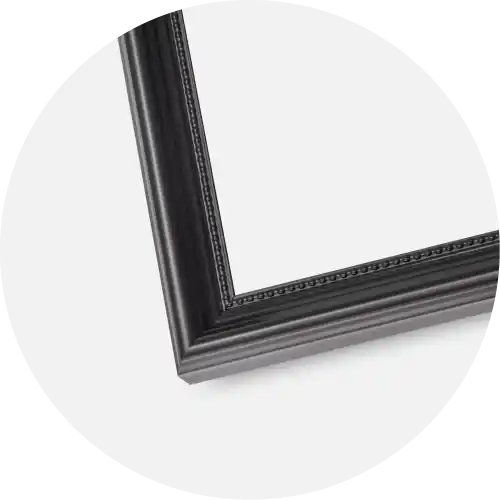 Ramă Gala Negru 30x40 cm - Paspartu Alb 20x28 cm Retur gratuit