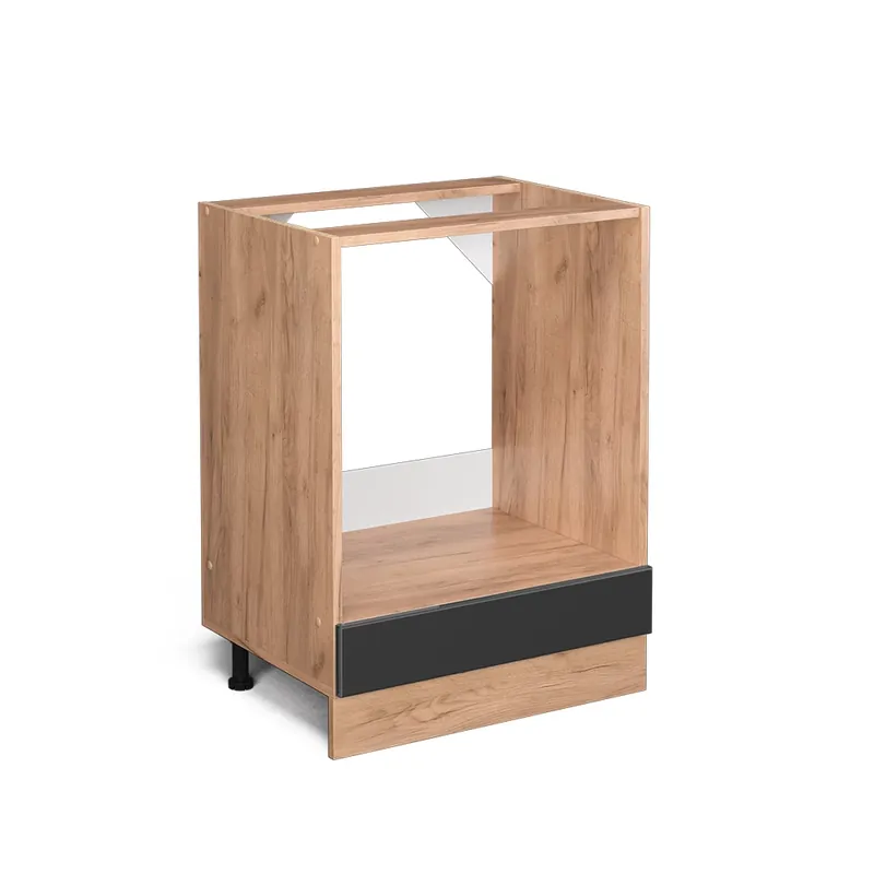 Lichidare de stoc Dulap de transformare a sobei R-Line Antracit lucios ridicat 60 cm fara blat Vicco