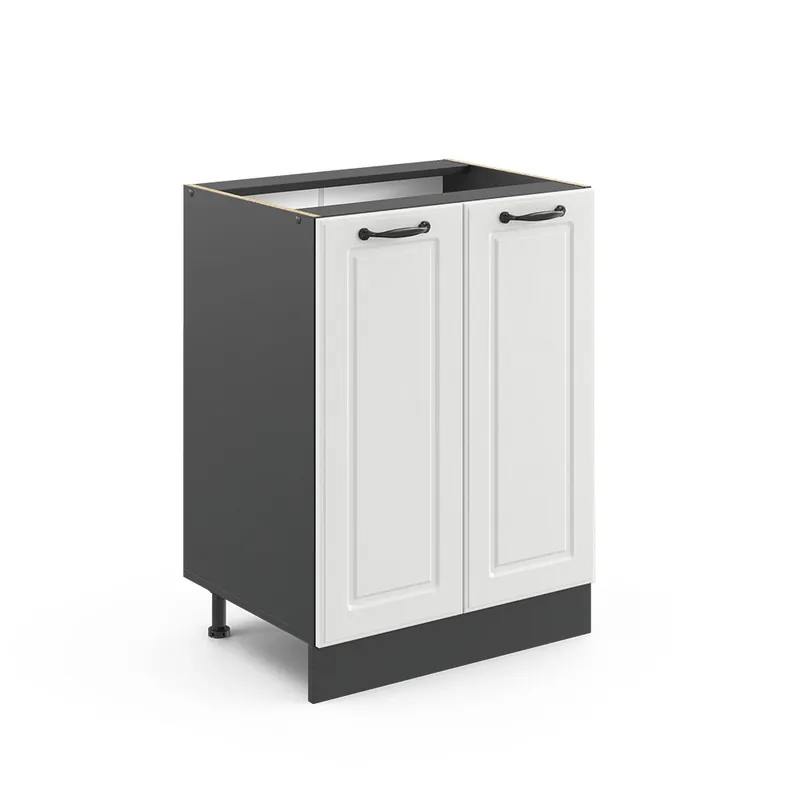 Dulap de bază de bucătărie R-Line Casă de țară albă 60 cm fara blat Vicco Cumpărături sigure