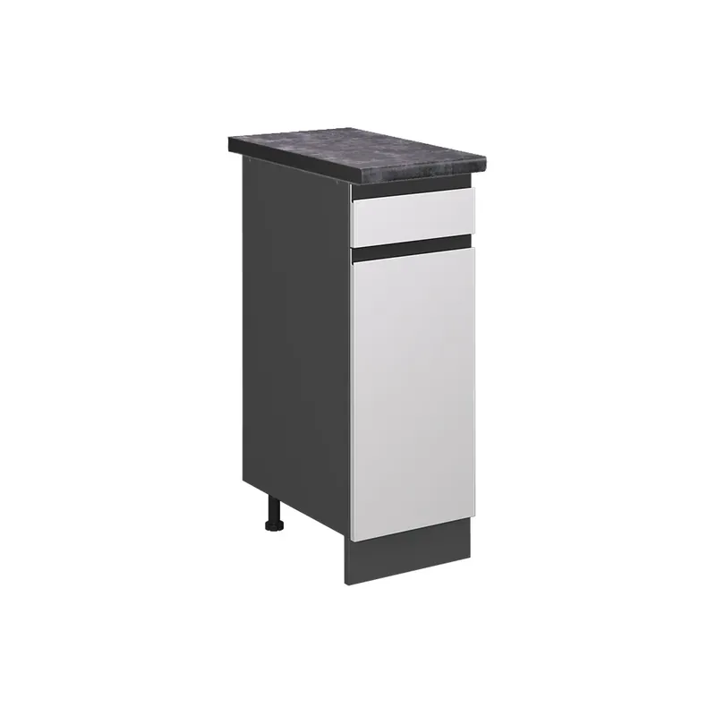 Vezi acum Dulap de bază de bucătărie R-Line Alb 30 cm , AP Antracit Vicco