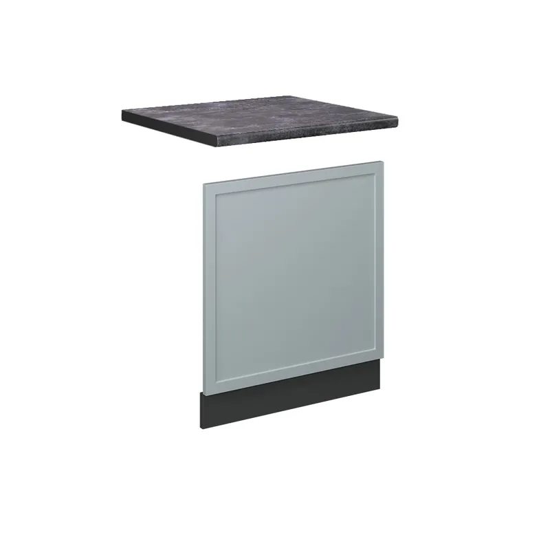 Premium Panoul frontal Fame-Line Albastru-gri deschis 60 cm , AP Antracit Vicco