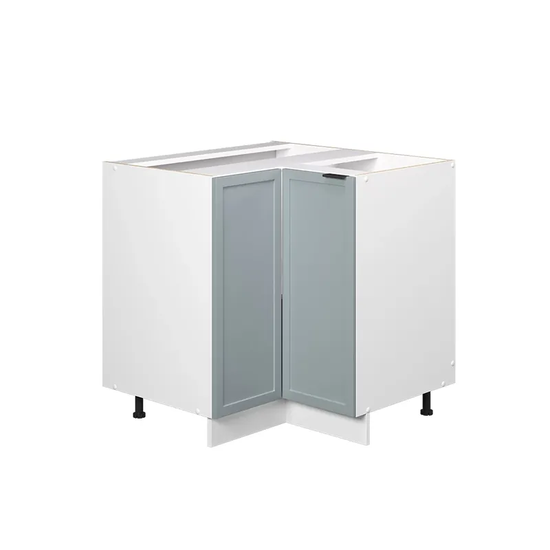 Super ofertă Dulap de bază de colț Fame-Line Albastru-gri deschis 80.5 cm fara blat Vicco