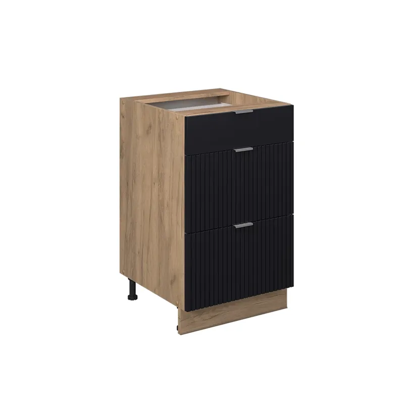 Dulap de bază de bucătărie Fame-Line dungi negre 50 cm , AP Marmură Vicco Comandă acum