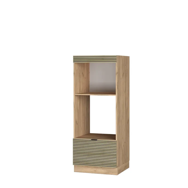 Dulap pentru cuptor cu microunde Fame-Line Panou de stejar 60 cm deschide Vicco Livrare expres