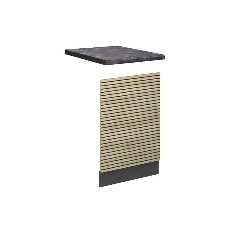 Panoul frontal Fame-Line Panou de stejar 45 cm , AP Antracit Vicco Discount