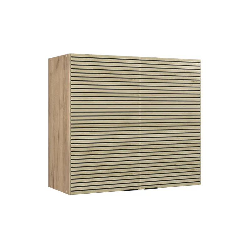 Preț redus Dulap din sticlă de bucătărie Fame-Line Panou de stejar 80 cm Vicco