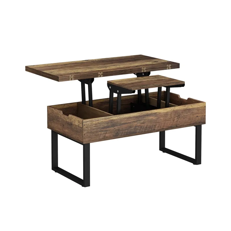 Preț mic Masuta de cafea Lifty Stejar rustic 100 x 50 cm cu funcție de ridicare Vicco