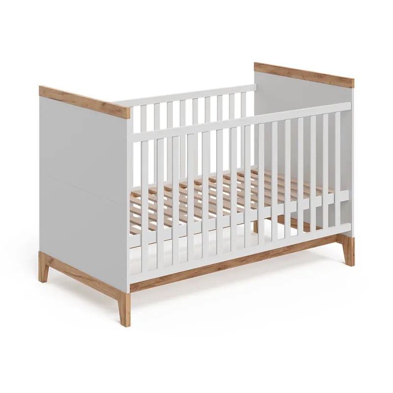 Mai ieftin Pat pentru bebelusi Malia Alb 70x140 cm Vitalispa