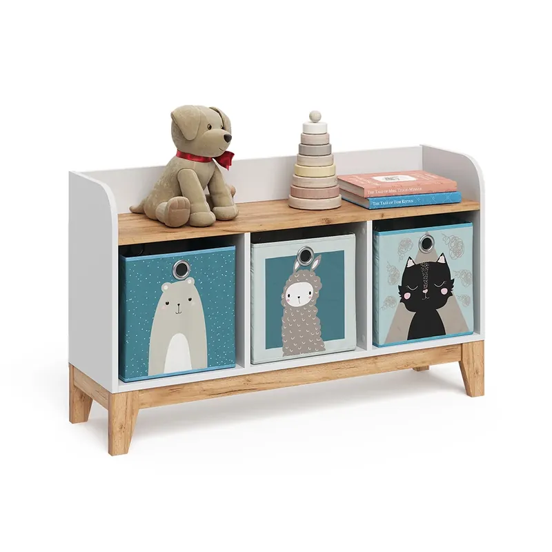 Promoție Vitalispa Banca pentru copii Alb/Artisan 107.2x63.8 cm, Malia
