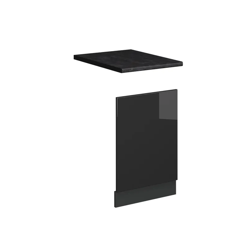 Panoul frontal Fame-Line Antracit lucios ridicat 45 cm , AP Antracit Vicco Cumpără online