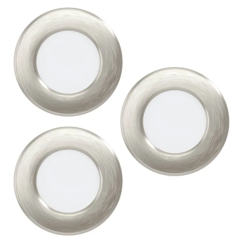 Plată securizată Set 3 spoturi încastrate FUEVA 6-Z LED 3X3.5W 901775