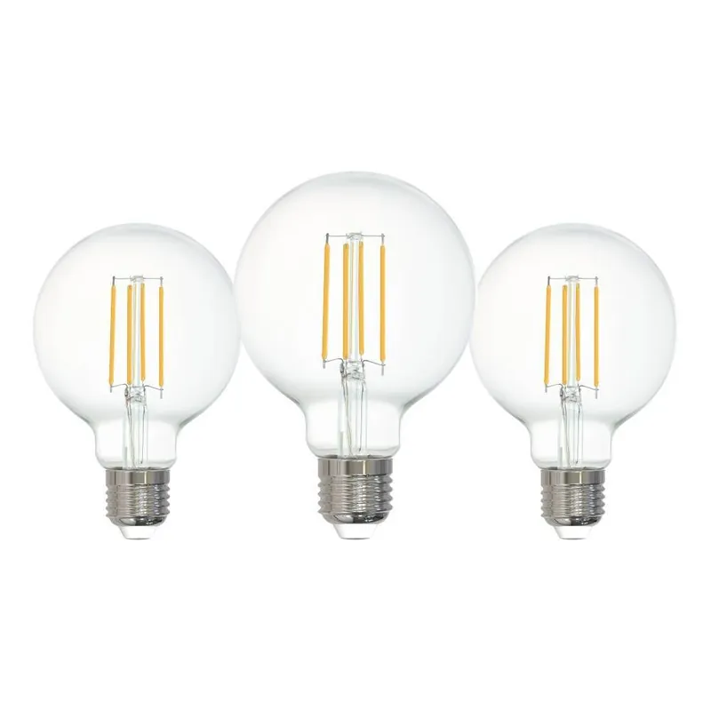 Reducere de preț Set 3 becuri LED E27 G80 3X4W 4000K 11352