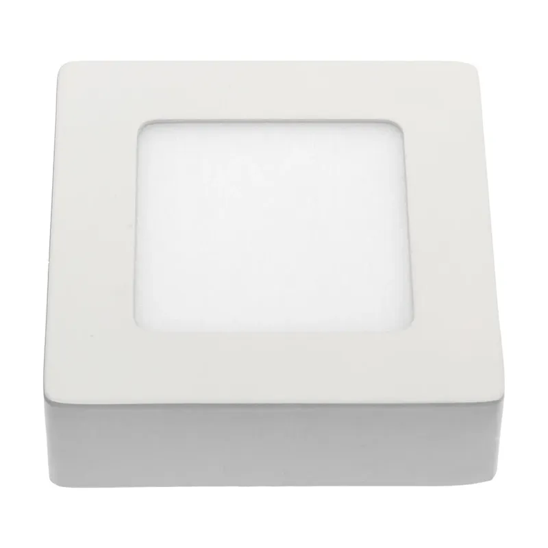 Algine Eco Led Square 230 V 6 W Ip20 Ww Plafonul Rama de suprafață albă Livrare expres