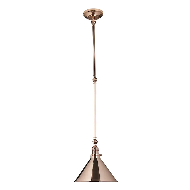 Aplică/Pendant Provence cu 1 lumină - Cupru lustruit Elstead Expediere rapidă
