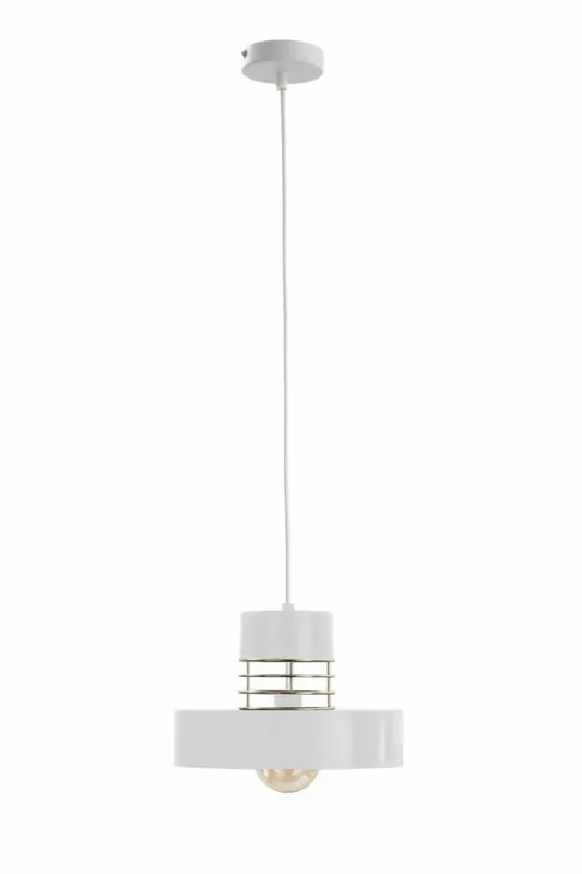 Lampa suspendata 1xE27 BOSSI GOLD / ALB Preț mic