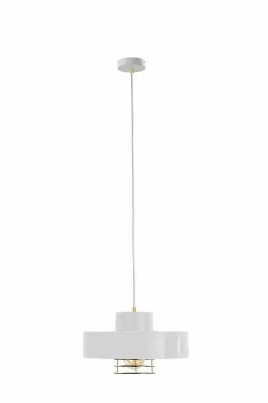 Lampa suspendata 1xE27 BOSSI II GOLD / ALB Plată securizată