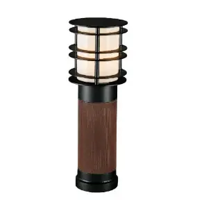 Ultima șansă Stâlp de iluminat Stockholm 1430 lemn negru 9005 49cm E27 Norlys