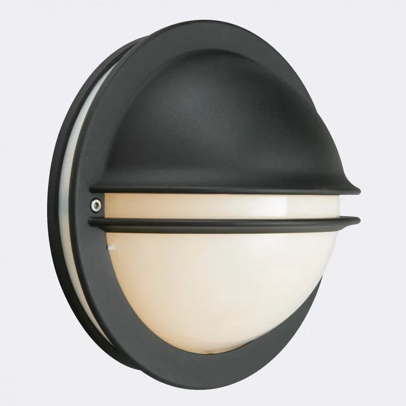 Super ofertă Lampă de perete pentru exterior BERLIN 617BL 8W 3000K Negru RAL-9005 - NORLYS