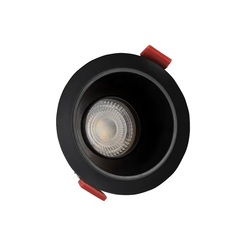 Mai ieftin Fiale Comfort antiorbire Gu10 250 V Ip20 Fi85x50mm negru centru rotund negru mobil