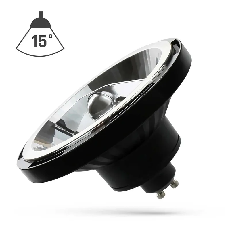 Promoție Led Ar111 Gu10 230 V 230 V 12 W Cob 15st Ww Spectrum negru