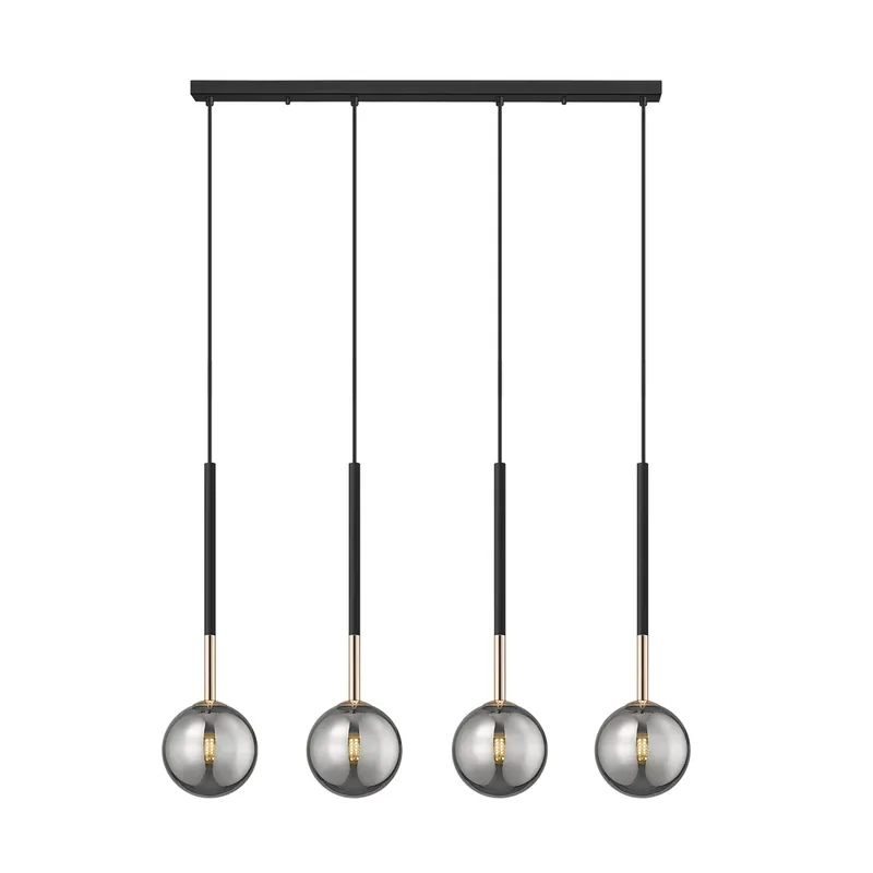 Lampă suspendată Zuma Line ARCTURUS P0574-04D-SDFZ negru LED Ieftin