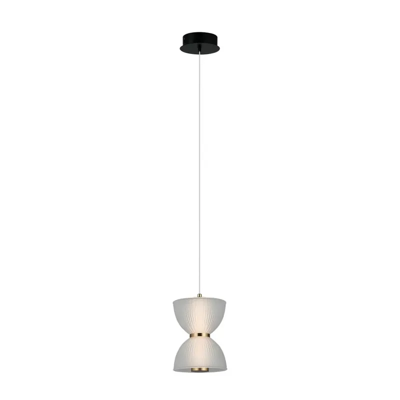 Lampă suspendată cu LED negru Tica Mai ieftin