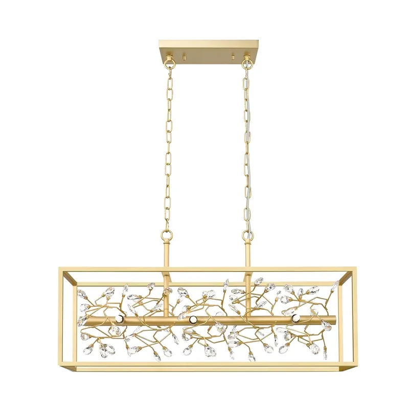 Reducere Lampă suspendată Zuma Line SPRING P0578-06C-V7V7 auriu G9