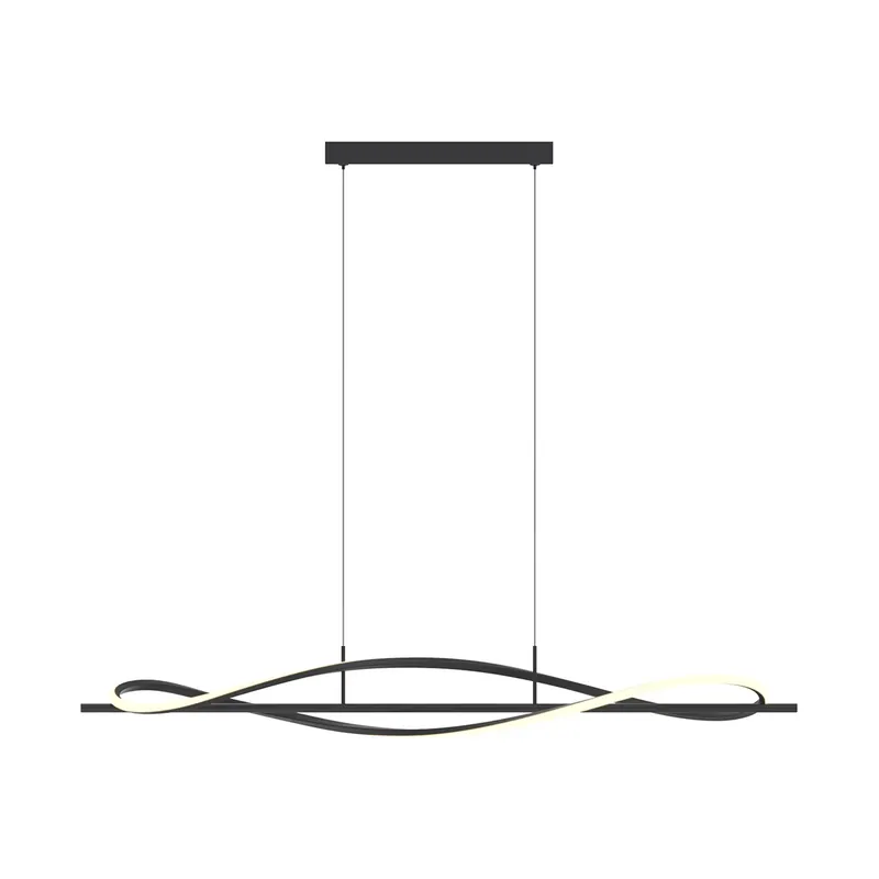 Comandă acum Lampă suspendată Zuma Line DOMENICO MD3544-1-3BT negru LED