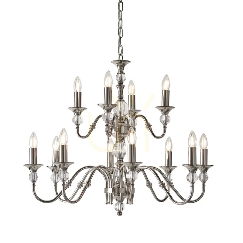 Lampa cu pandantiv Polina Silver LX124P12N Interioare Expediere rapidă