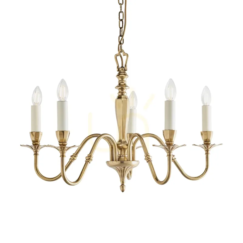 Lampa cu pandantiv din alamă Asquith ABY1002P5 Interioare Reducere specială