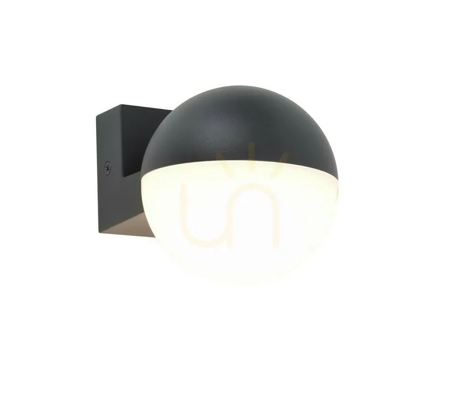 Lampă de perete exterior LED Lutec LOOMA 5138002118 gri aluminiu 7,8W IP54 Livrare expres