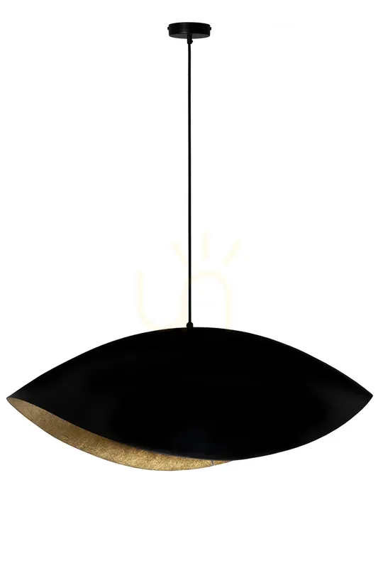 Lampă suspendată Sigma SONA 1xE27 negru auriu 30 cm 41097 Ofertă limitată