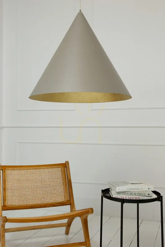 Lampă suspendată Sigma VESUVIO 3xE27 taupe-auriu 77 cm SKU 41060 Vezi acum