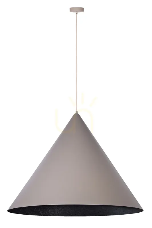 Lampă suspendată Sigma VESUVIO 3xE27 negru/taupe 77 cm 41065 Ofertă de sezon